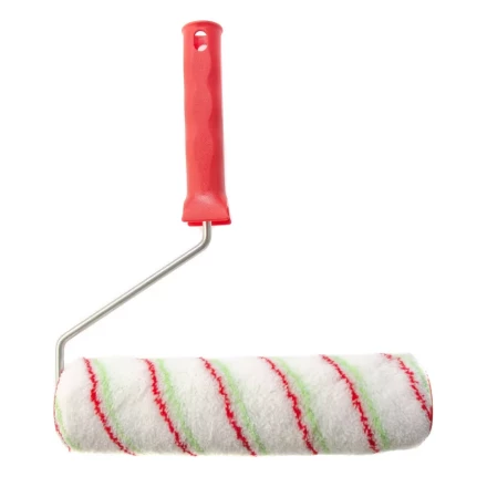 Валик &quot;Эмали&quot;, 250 мм, ворс 12 мм, D - 48 мм, D ручки - 6 мм, полиамид, полиакрил Сибртех 80197 купить в Тобольске