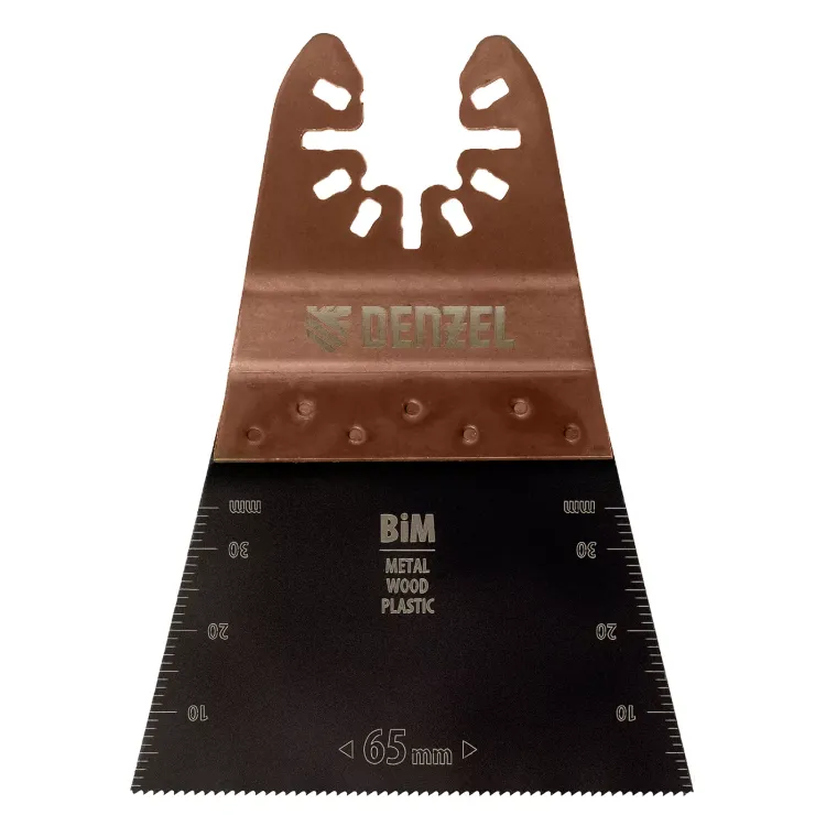 Насадка для МФИ режущая прямая, BiM, по металлу и дереву, 65 x 1.2 мм, мелкий зуб Denzel 782303 купить в Тобольске