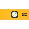 Уровень алюминиевый Denzel 33694, магнит, фрезерованный, 3 глазка (1 зеркал.), 0,5 мм/м, 1200 мм купить в Тобольске