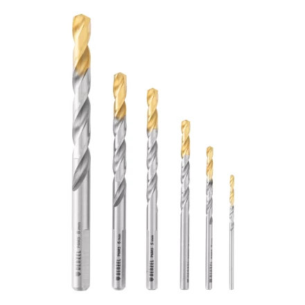 Набор сверл по металлу Denzel, 2-8мм, Р6М5-TiN, Golden Tip, 6 шт, 723000 купить в Тобольске