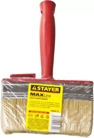 Макловица STAYER &quot;MASTER&quot; UNIVERSAL, светлая щетина, пластмассовый корпус, 3х12см 01824-12 купить в Тобольске