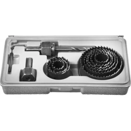 Набор STAYER &quot;MASTER&quot;: Коронки по дереву, d=11, 22, 29, 32, 35, 38, 44, 51, 64мм, 11шт 29600-H11 купить в Тобольске