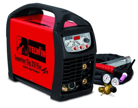 Сварочный аппарат Telwin SUPERIOR TIG 251 DC-HF/LIFT VRD  TIG ACC купить в Тобольске