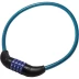 Замок ЗУБР &quot;ПРОФЕССИОНАЛ&quot;, тросовый, кодовый, с изменяемым кодом, длина троса - 650мм, d 10мм 37262-65_z01 купить в Тобольске