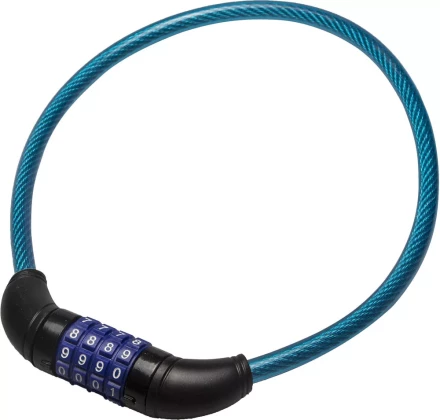 Замок ЗУБР &quot;ПРОФЕССИОНАЛ&quot;, тросовый, кодовый, с изменяемым кодом, длина троса - 650мм, d 10мм 37262-65_z01 купить в Тобольске