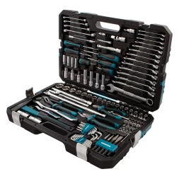 Набор инструментов 115 предметов, 120 зубьев, CrV, 1/4", 1/2" Gross 14152