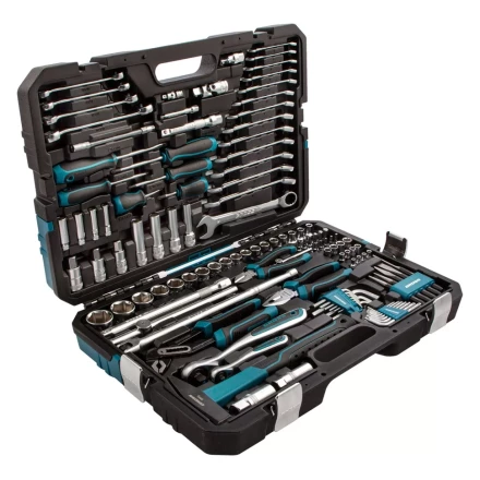 Набор инструментов 115 предметов, 120 зубьев, CrV, 1/4&quot;, 1/2&quot; Gross 14152 купить в Тобольске