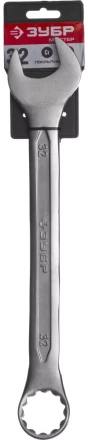 Ключ ЗУБР &quot;МАСТЕР&quot; гаечный комбинированный, Cr-V сталь, хромированный, 32мм 27087-32 купить в Тобольске