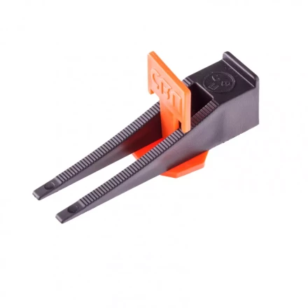 Система выравнивания плитки СВП - комплект: зажим + клин 250/250 шт Сибртех 88075 купить в Тобольске