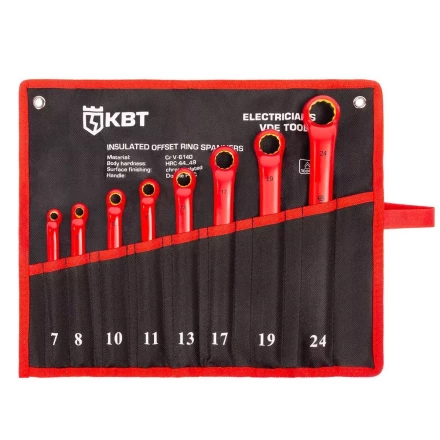 Набор накидных диэлектрических ключей КВТ НИИ-28 (10–19), 5 шт. (92330) купить в Тобольске