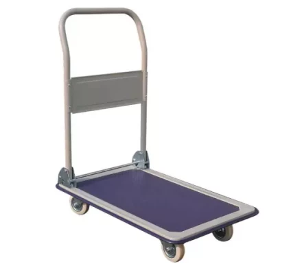 Тележка платформенная пластиковая 200 кг TOR PH200P (480x740) со складной ручкой (пластик, 10 1023084 купить в Тобольске