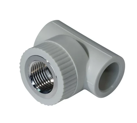 Тройник комб. PP-R ВР 32мм х1 серый (10/40) 44252 купить в Тобольске