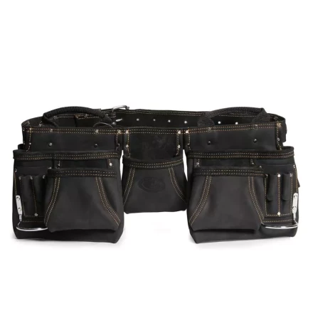Сумка-пояс монтажника кожаная СК-12 премиум-серия «DEAD BULL» КВТ купить в Тобольске