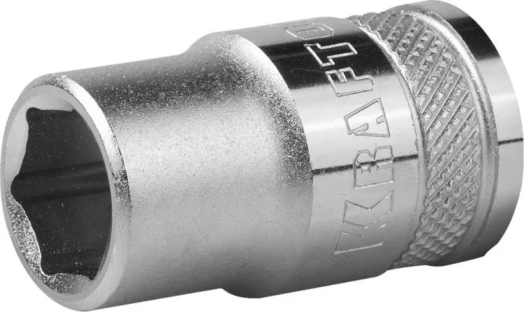 Торцовая головка KRAFTOOL "INDUSTRIE QUALITAT", Cr-V, FLANK, хромосатинированная, 1/2", 13 мм 27805-13_z01 купить в Тобольске