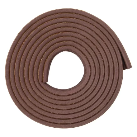 Уплотнитель резиновый, 12 м, профиль &quot;P&quot;, коричневый Сибртех 88908 купить в Тобольске