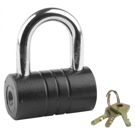 Замок ЗУБР &quot;МАСТЕР&quot; навесной, повышенной защищенности, дисковый механизм секрета, ключ 7 &quot;пинов&quot;, 82 x 46 мм 3720-21_z01 купить в Тобольске