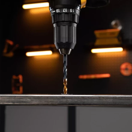 Сверло по металлу Denzel, 6 мм, HSS-Tin, Golden Tip, 10 шт. 717215 купить в Тобольске