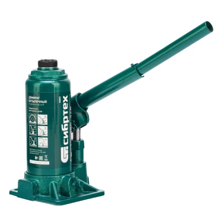 Домкрат гидравлический бутылочный Сибртех 50803, 5 т, 180-340 мм купить в Тобольске