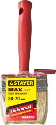 Макловица STAYER &quot;MASTER&quot; UNIVERSAL, светлая щетина, пластмассовый корпус, 3х7см 01824-07 купить в Тобольске