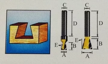 Фреза &quot;ласточкин хвост&quot; , Makita D-10920 купить в Тобольске