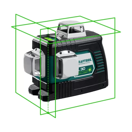 Нивелир лазерный  LLG3D зеленый 34641 купить в Тобольске