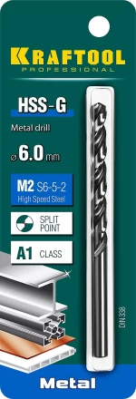 Сверла по металлу HSS-G Оберон 29651-6 купить в Тобольске