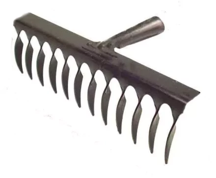 Грабли 12-зубые 320 мм без черенка витые  СИБРТЕХ Россия 61740 купить в Тобольске