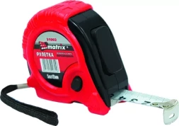 Рулетка Rubber 7,5 м х 25 мм обрезиненный корпус MATRIX 31001