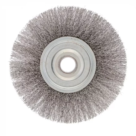 Щетка для УШМ 175 мм посадка 22,2 мм плоская витая проволока Сибртех 746667 купить в Тобольске