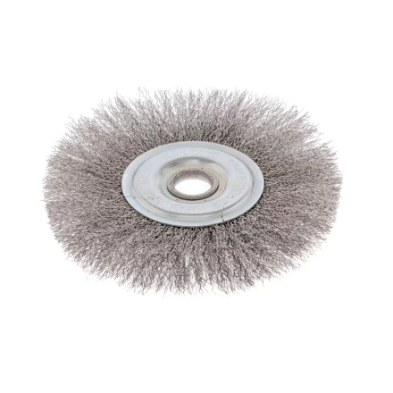 Щетка для УШМ 175 мм посадка 22,2 мм плоская витая проволока Сибртех 746667 купить в Тобольске