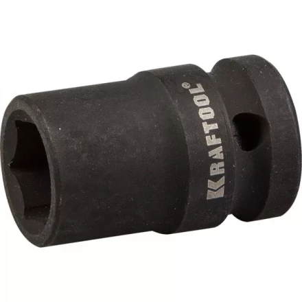 Торцовая головка KRAFTOOL &quot;INDUSTRIE QUALITAT&quot; ударная (1/2&quot;), FLANK, Cr-Mo, фосфатированная, 14 мм 27940-14_z01 купить в Тобольске