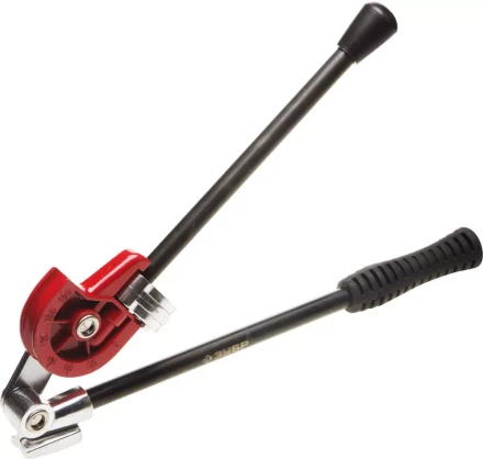 Трубогиб ЗУБР &quot;ЭКСПЕРТ&quot; для точной гибки труб из мягкой меди, алюминия, тонкостенной стали под углом до 180град, 10мм 23524-10 купить в Тобольске