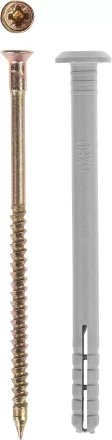 Дюбель-гвоздь ЗУБР &quot;МАСТЕР&quot; полипропиленовый, грибовидный бортик, 6 x 80 мм, 950 шт 4-301350-06-080 купить в Тобольске