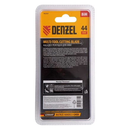 Насадка для МФИ режущая Т-образная, BiM, по металлу, дереву, пластику, 44 x 1.4 мм, мелкий зуб Denzel 782307 купить в Тобольске