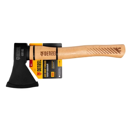 Топор, 600 г Denzel, кованый, буковое топорище 21631 купить в Тобольске