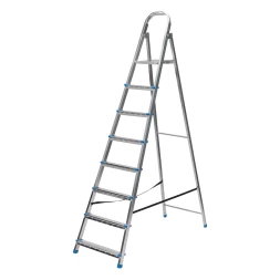 Стремянка, 8 ступеней Сибртех 97840, стальная, оцинкованная
