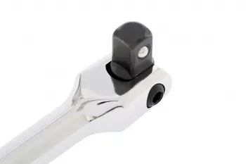 Вороток однорычажный 380 мм с квадратом 1/2&quot; на шарнире CrV хромированный MATRIX MASTER 14066 купить в Тобольске