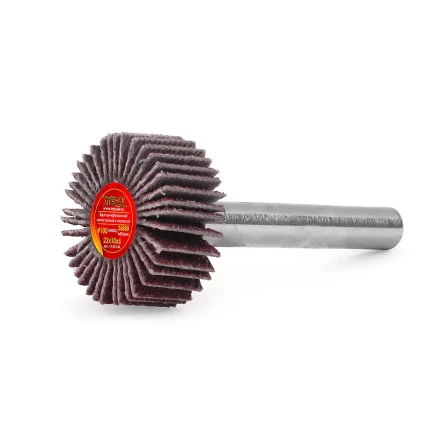 Круг MESSER шлифовальный лепестковый с оправкой (на шпильке) 22х10х6  #100 купить в Тобольске