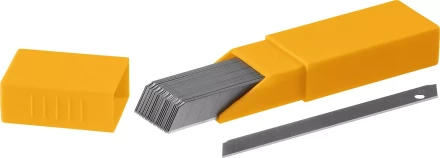 Лезвия OLFA сегментированные из нержавеющей стали, 9х80х0,38мм, 13 сегментов, 50шт OL-AB-50S купить в Тобольске