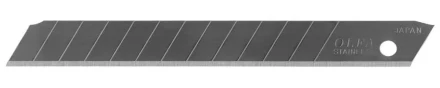 Лезвия OLFA сегментированные из нержавеющей стали, 9х80х0,38мм, 13 сегментов, 50шт OL-AB-50S купить в Тобольске