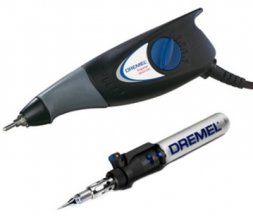 Комплект гравер + паяльник Dremel