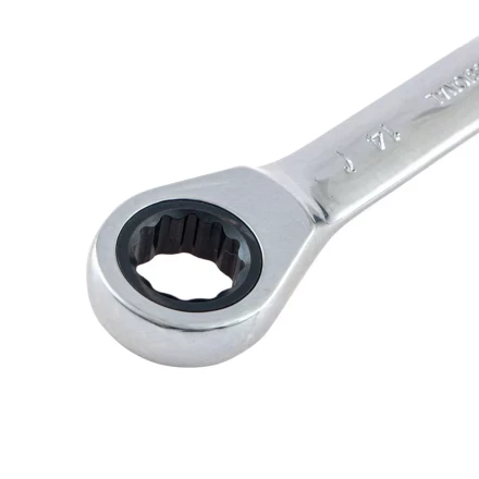 Ключ накидной трещоточный, 12 х 14мм, CrV, зеркальный хром Matrix 14499 купить в Тобольске