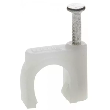 ЗУБР &quot;МАСТЕР&quot;. Скоба-держатель для круглого кабеля, с оцинкованным гвоздем, 7 мм, 50 шт 45111-07 купить в Тобольске