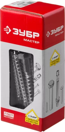 Шурупы ЗУБР &quot;МАСТЕР&quot; с шестигранной головкой, оцинкованные, 12x100мм, 15шт 4-300451-12-100 купить в Тобольске