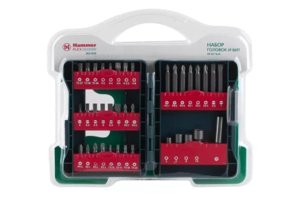 Набор бит HAMMER DR набор No20 37шт. купить в Тобольске