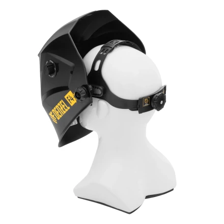 Щиток защитный лицевой (маска сварщика) F4, см. окно 90х35, DIN 9-13// Denzel 89715 купить в Тобольске