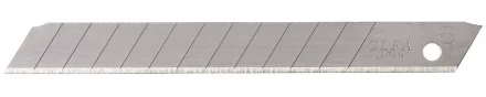 Лезвия OLFA сегментированные, 9х80х0,38мм, 13 сегментов, 50 шт OL-AB-50B купить в Тобольске