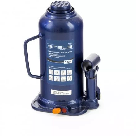 Домкрат гидравлический бутылочный 16 т h подъема 227-457 мм Stels 51168 купить в Тобольске