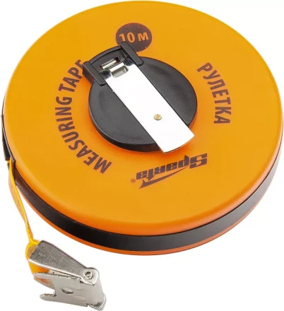 Рулетка геодезическая 20 м х 12,5 мм SPARTA ПВХ закрытый круглый корпус 312175 купить в Тобольске