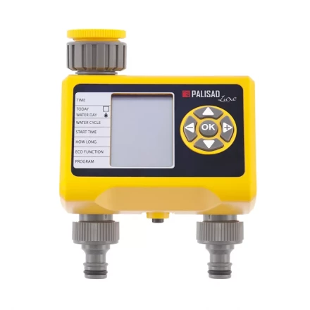 Таймер для полива на 2 линии электронный  PALISAD-LUXE 66199 купить в Тобольске